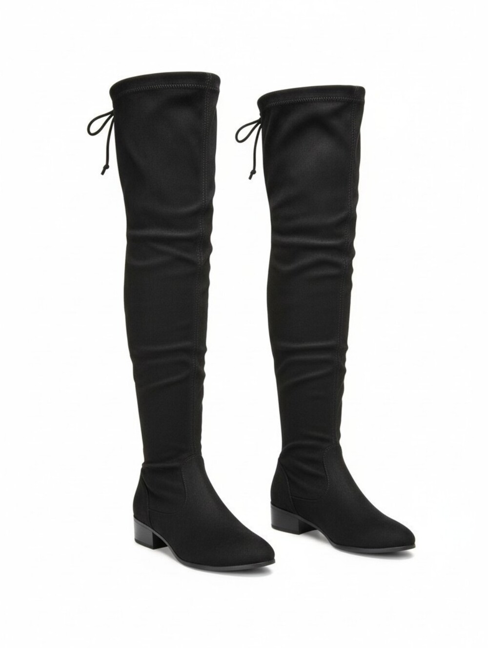 Over-the-Knee Jeans-Style Boots